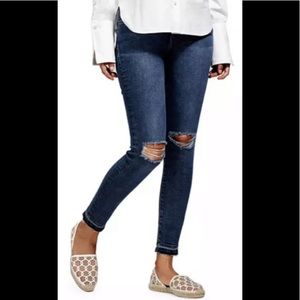 DL1961 Margaux Instasculpt Cracked Ankle Skinny Jeans